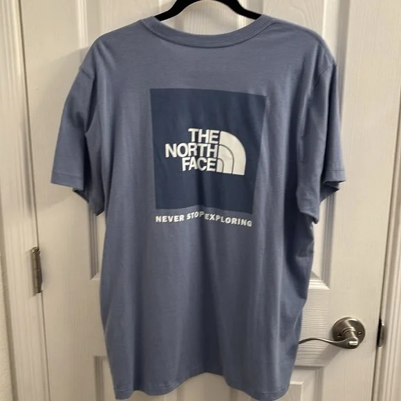 Women's THE NORTH FACE Blue Short Sleeve T-Shirt NWOT Size XL - Picture 5 of 9